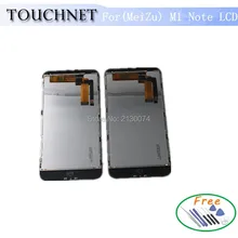 Meizu M1 Note LCD Screen 100% Original LCD Display+ Digitizer Touch Screen Assembly For Meizu M1 Note Cellphone Black With Frame