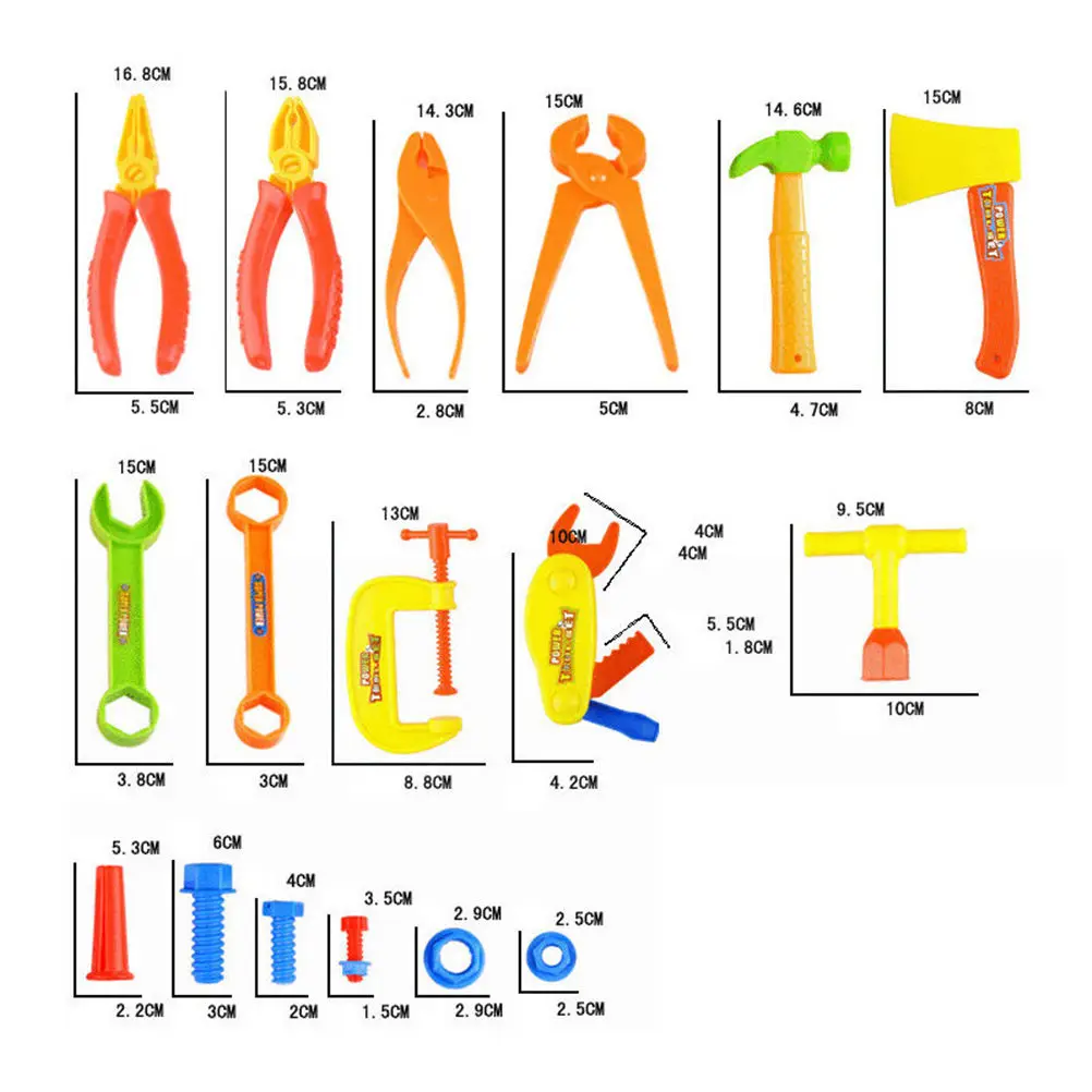 32 шт./компл. детей Плотницкий ремонт инструменты игрушка ролевые игры игровой домик игрушки Детские Ранние Обучающие& образовательные игрушки для детей
