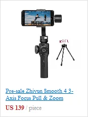 DHL Zhiyun Crane plus 3-осевая карманная DSLR Стабилизатор портативный монопод с шарнирным замком Максимальная полезная нагрузка 2,5 кг Для беззеркальных цифровых зеркальных камер