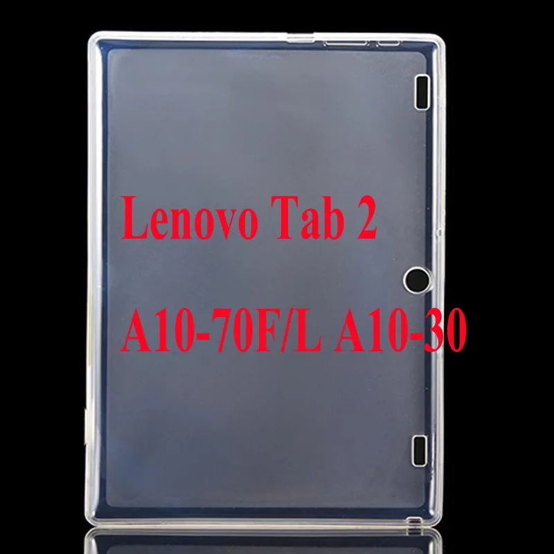 360 Вращающийся из искусственной кожи чехол для lenovo Tab 2 A10-70F/L A10-30 X30F/M Tab 3X70 X70F X70M Tab 10 TB-X103F X103F чехол+ Защитная пленка на экран+ подставка для ручек - Цвет: TPU