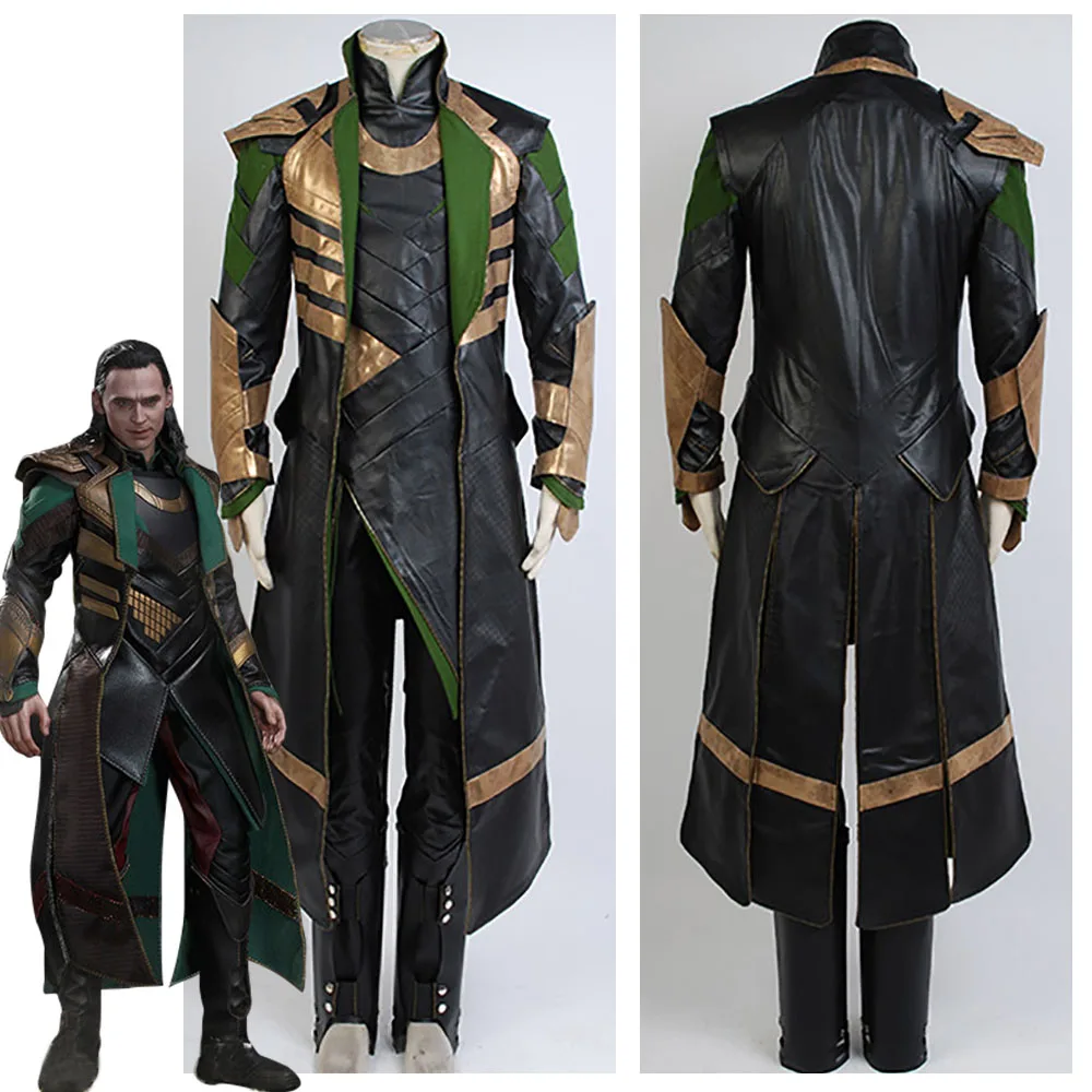 Thor 3 Kostuum De Dark World Loki Cosplay Kostuum Halloween Carnaval Kostuum Voor Mannen Vrouwen