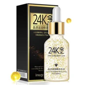 

Skin Care Pure 24K Gold Essence Anti Wrinkle Day Cream Face Care Anti Aging Collagen Whitening Hyaluronic Acid Moisturizing