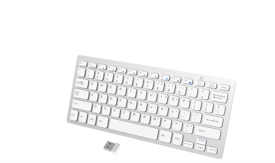 2,4G ультратонкая Беспроводная клавиатура для Windows с usb-приемником для samsung huawei Android Window