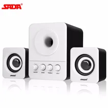 SADA проводной комбинированный динамик мини портативный динамик для ноутбука Настольный компьютер мобильный телефон Колонка бас Cannon 3 Вт PC динамик
