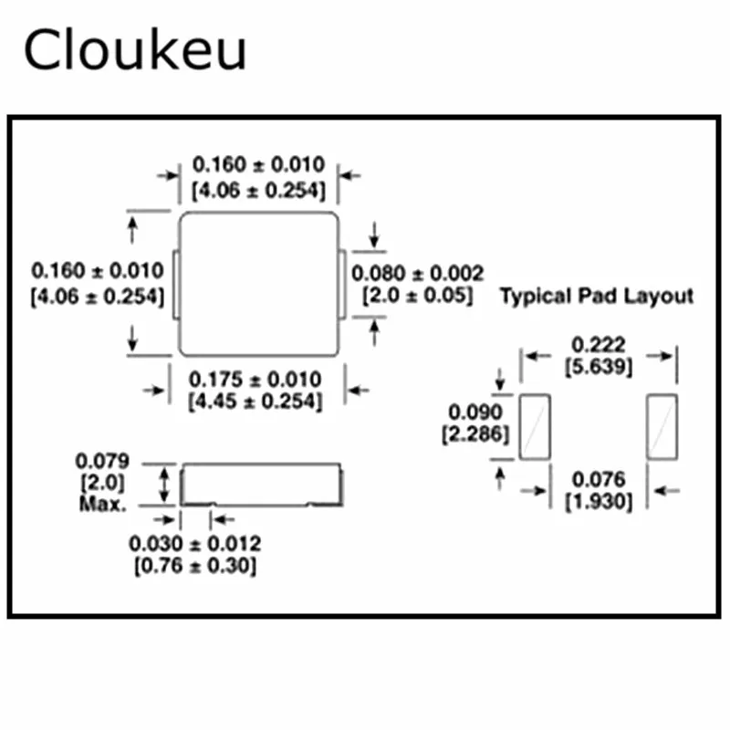 0420 SMT Мощность индуктор дроссельные катушки(4*4*2) 0.1uH 0.22uH 0.47uH 1uH 2.2uH 3.3uH 4.7uH