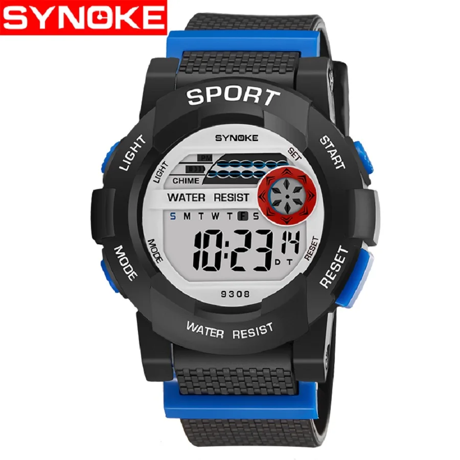 

Kids Watches Boys Girl Sport Digital Watch Alarm Repeater Black Light LED Wrist Watch Children dijital saat