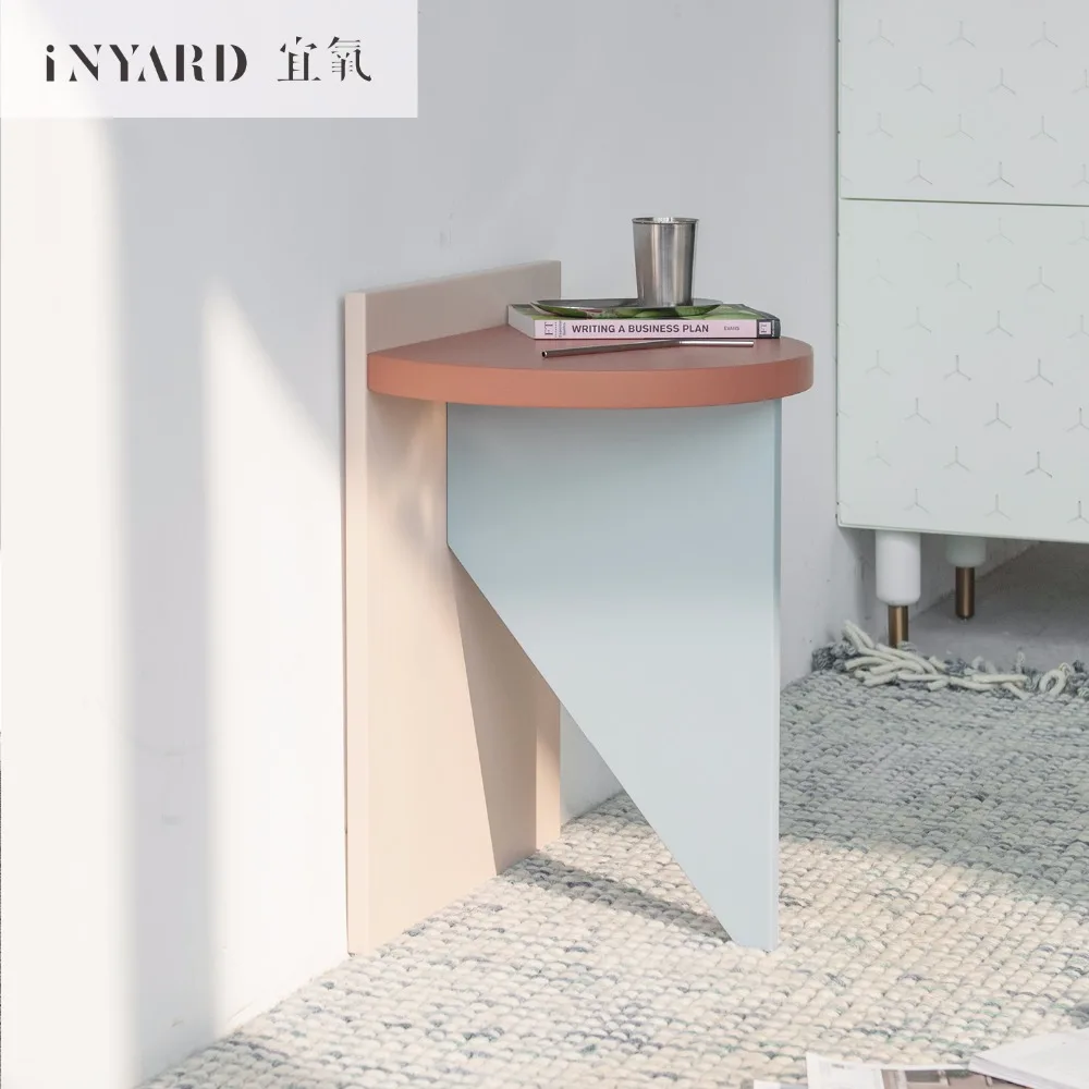 [InYard original] tricolor side table / Nordic simplicity, modern designer furniture, wooden coffee table, tea table