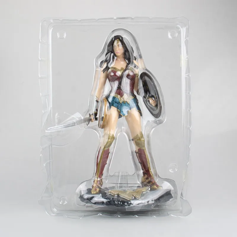 Movie Wonder Woman PVC Action Figure Toys Diana Princess Figuras Dolls Kids Friends Super Heros Cosplay Gift  26cm (5)