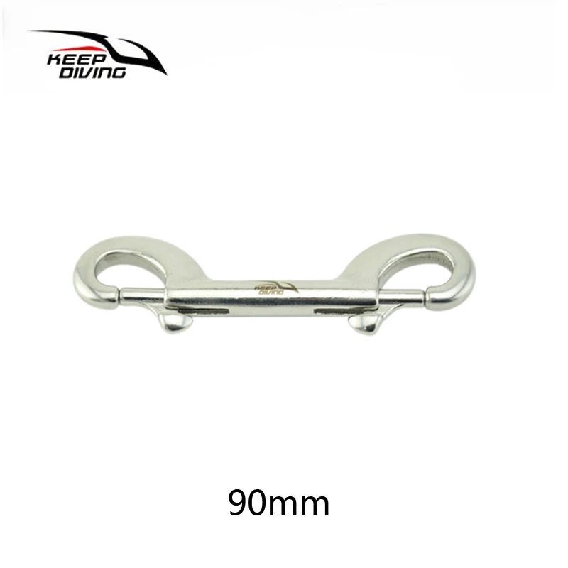 316 Stainless Steel Scuba Diving Double Ended Hook BCD Snap Hook Clip Bolt kit Quick Draw 90MM/100MM/115MM for Diving Equipment. 6