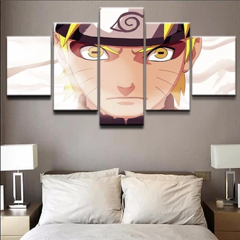 

Art Modular Prints Poster Wall Picture Canvas Home Decoration 5 Panel Animation Naruto Living Room Modern Paintings Artwork