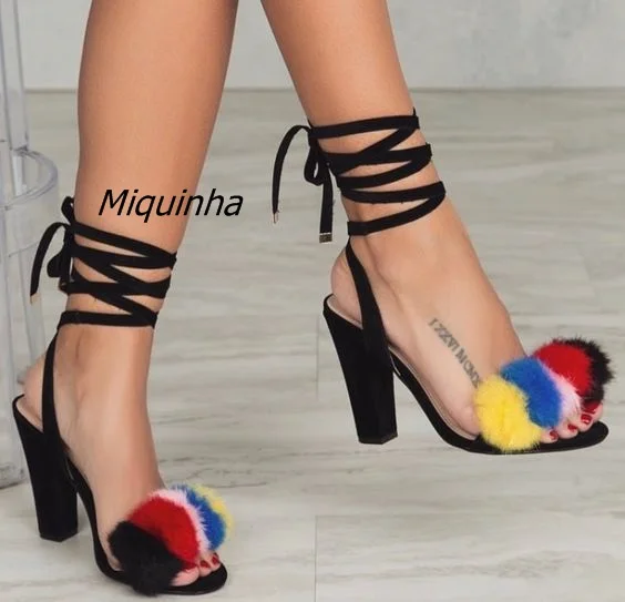 lace up rope heels
