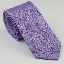 Lammulin галстуки мужские классические сплошной цвет фиолетовый Пейсли жаккардовый галстук строгий галстук модный галстук свадебный галстук Gravatas Corbata