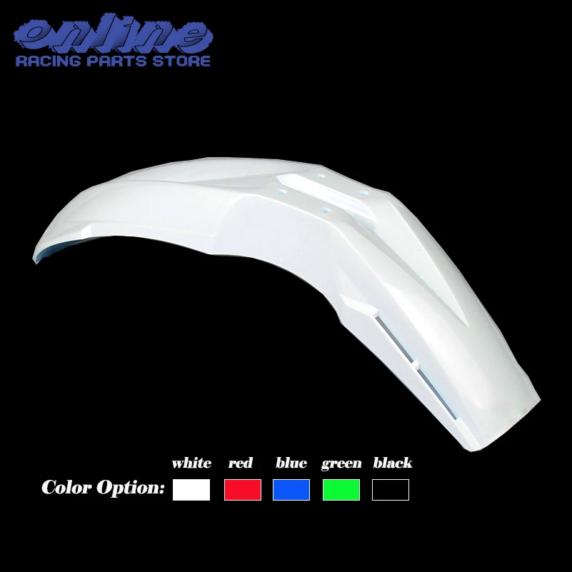 

Free Shipping Universal Front Fender Mudguard For Dirt Pit Bike Motorcycle Supermoto Enduro