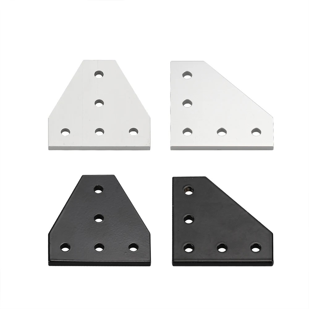 

4pcs 5 holes 90 degree joint board plate corner angle bracket connection joint strip for 2020 aluminum profile