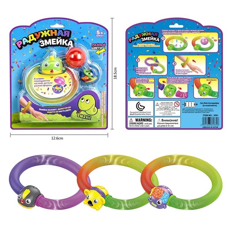 

New Zoops Twist Flashing Creative Toy Rainbow Snake Pengiun Kara Novelty Gag Toys For Party Collection Friends Gathering Et046