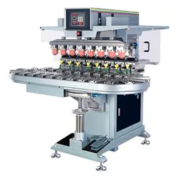 Автоматическое восемь цвет конвейер pad печатная машина, 8 тампонной печати машина