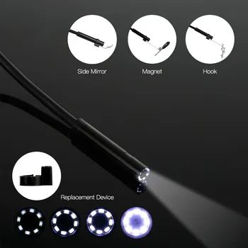 

1600*1200Android ios Endoscope Camera WiFi Camera Borescope SemiRigid 3.5m/5m/10m Wire Waterproof Inspection Endoscope