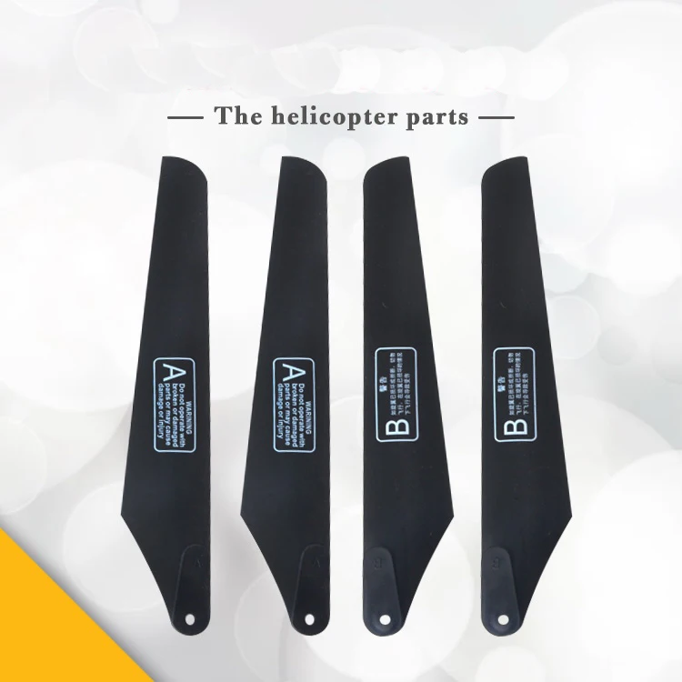 

8PCS/12PCS Helicopter Propeller 17cm Universal Blades Paddle CW CCW Black A B Props for RC Model Aircraft Spare Parts