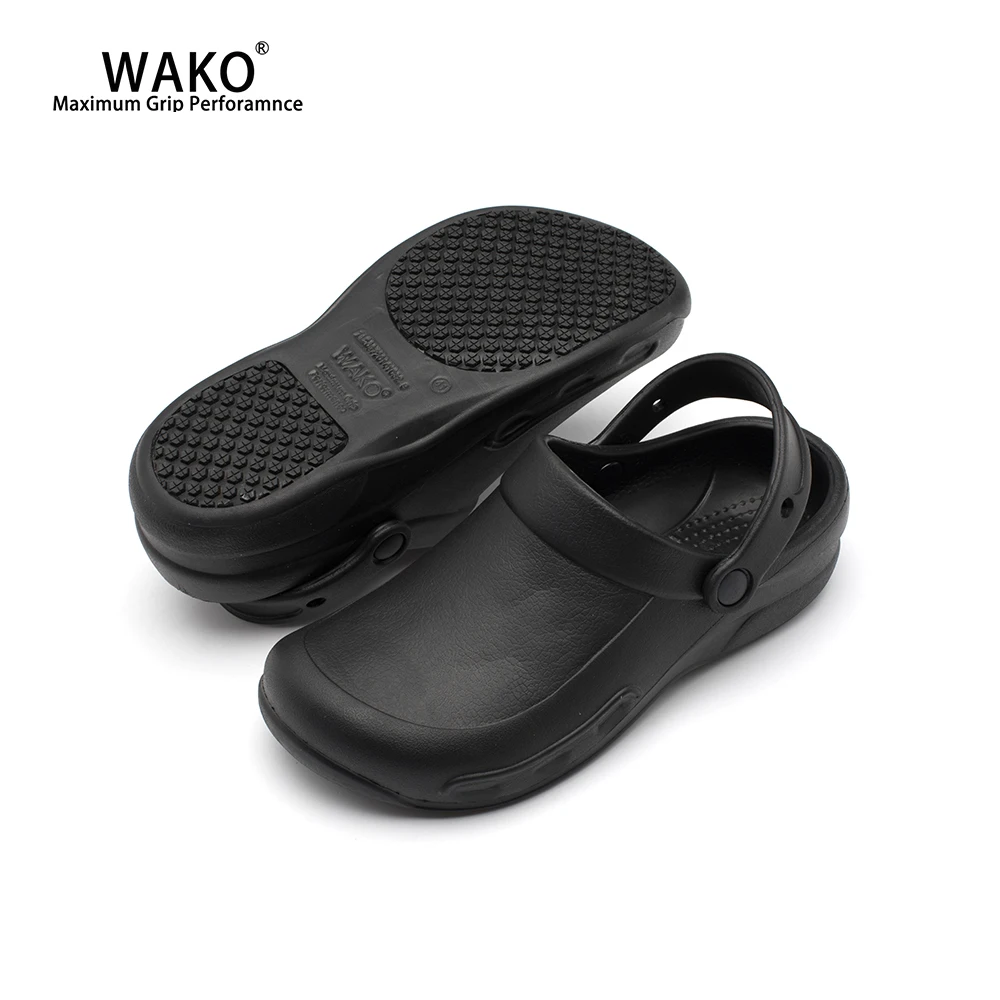WAKO Chef Shoes Men Non-Slip Restaurant Kitchen Working Shoes Waterproof Safety Anti-Skid Hotel Cook Shoes Slip On Clogs 9018 WAKO Chef Shoes Men Non-Slip Restaurant Kitchen Working Shoes Waterproof Safety Anti-Skid Hotel Cook Shoes Slip On Clogs 9018