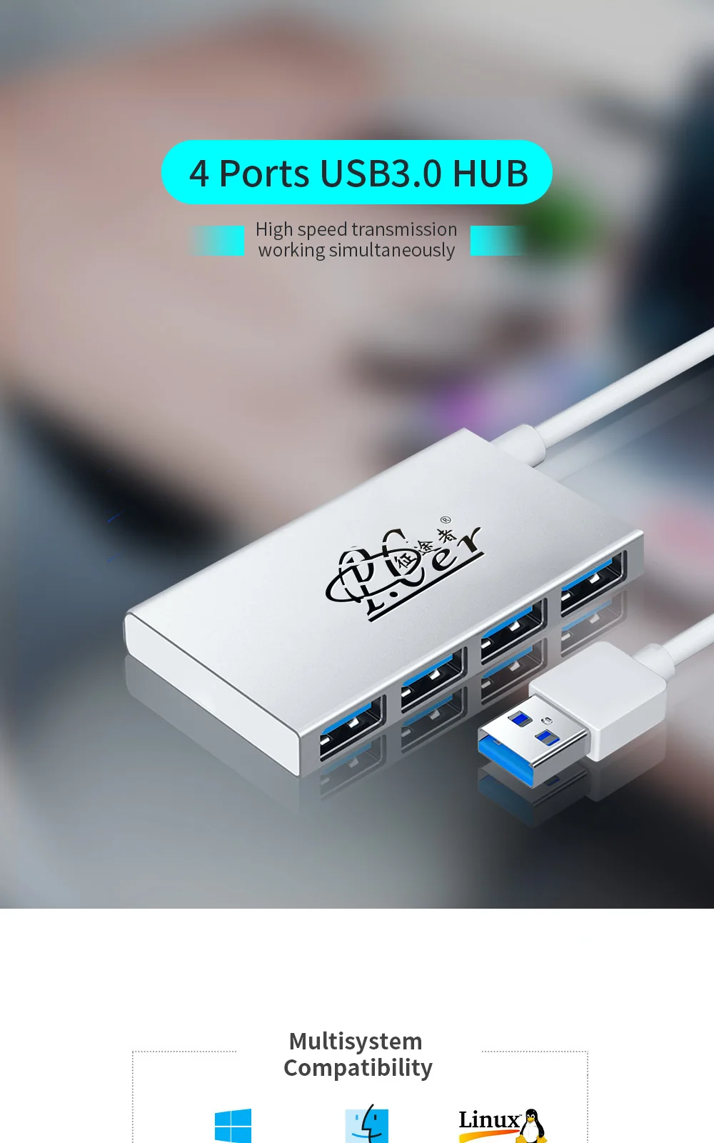 PCER USB HDMI VGA DVI ЛВС USB концентратор док-станция ключ usb-адаптер для компьютера ноутбука мышь клавиатура USB3.0 концентратор 2,0