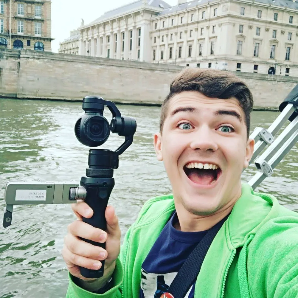 Free Gift DJI Osmo Handheld 4K Camera And 3 Axis Gimble Stabilizer Gimbal 3 Axis Gimbal DJI Phantom 3 EMS Free