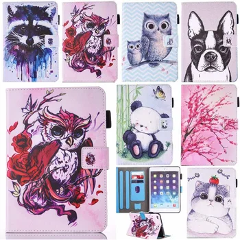 

For Coque iPad Mini 3 2 1 Tablet Kid Case New Printed Folio Flip PU Leather Kickstand Wallet Case Cover for iPad Mini 3