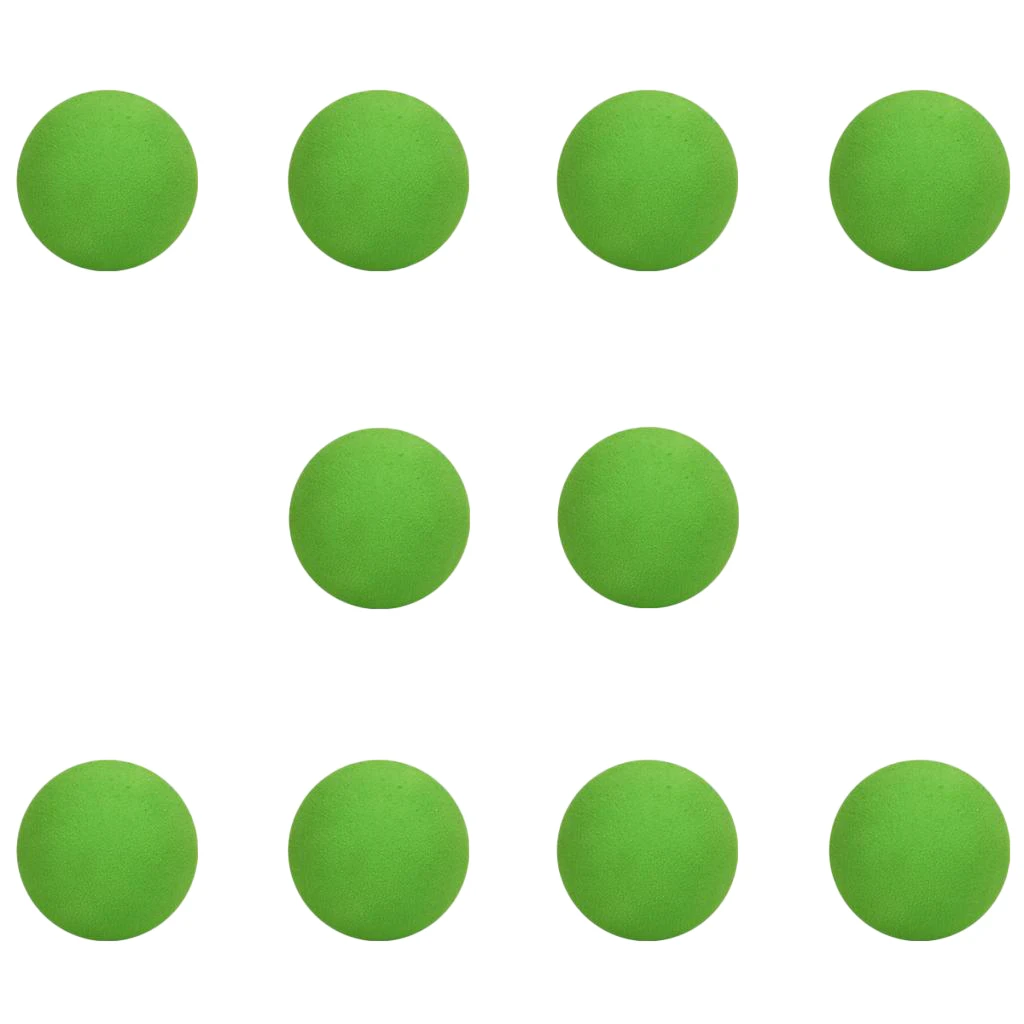 10 Pieces EVA Foam Soft Golf Training Practice Sports Balls Lightweight Golf Accessories Flexible for Indoor Outdoor 9 Colors