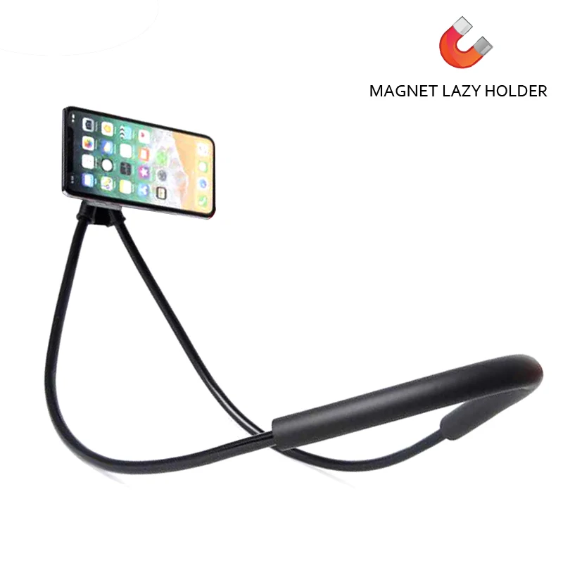 Updated Magnet Phone Holder Hanging Neck Lazy Necklace