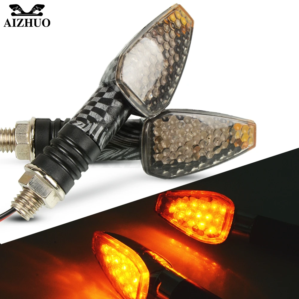 

Universal Motorcycle Turn Signal Light 12V LED Indicators Blinker Lamp For YAMAHA M109R R1 R6 R15 DT 125 MT125 YBR 125 FZ6N MT09