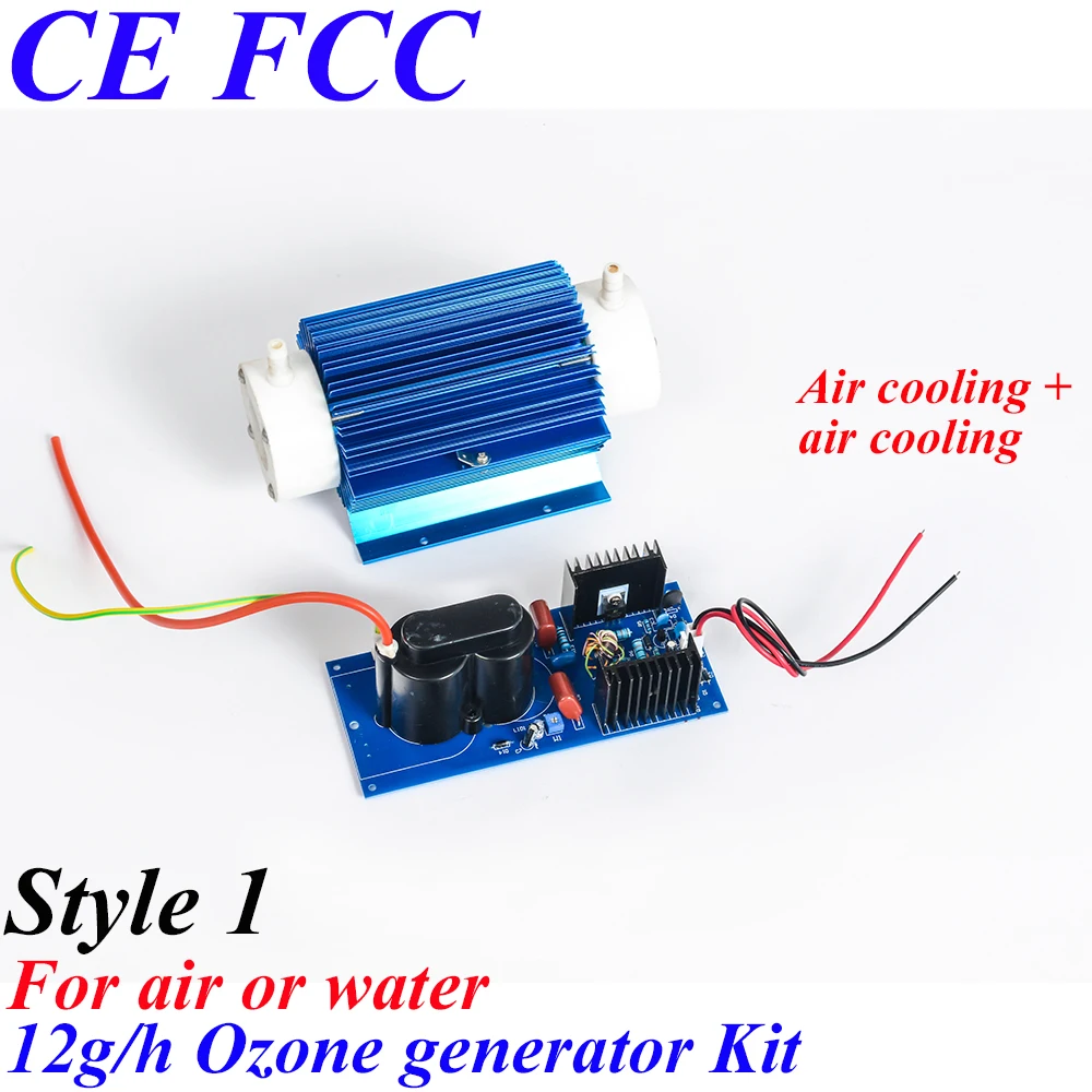 

Pinuslongaeva CE EMC LVD FCC 12g/h Quartz tube type ozone generator Kit ozone air freshener air water purifier