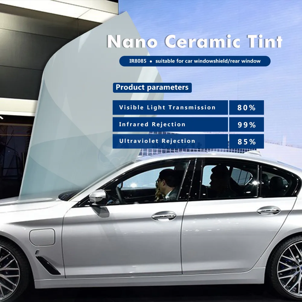 Special Offers SUNICE 60mts Car Window Tint Car Windshield Window Film VLT80% Car Front Glass Protective Film Summer Use 1.52x60mts Wholesale
