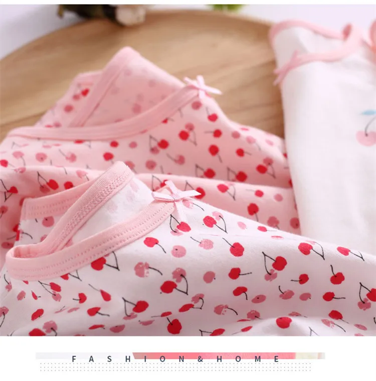 4 Colors princess nightdress pajamas for girls cotton nightgown girls sleepwear dress 03