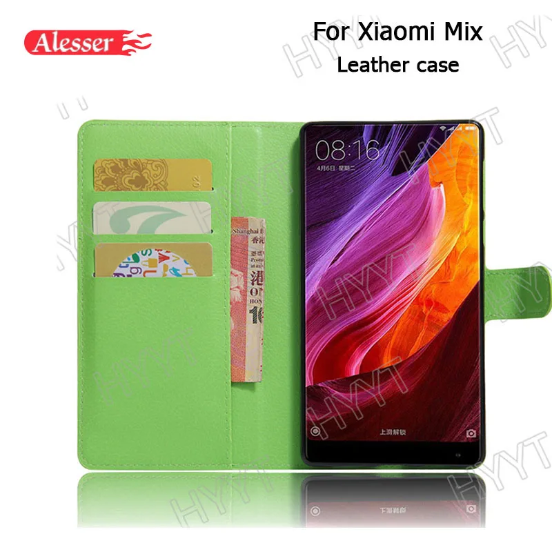 Alesser для Xiaomi Mix искусственная кожа Чехол откидной крышки с окном View Защитный чехол