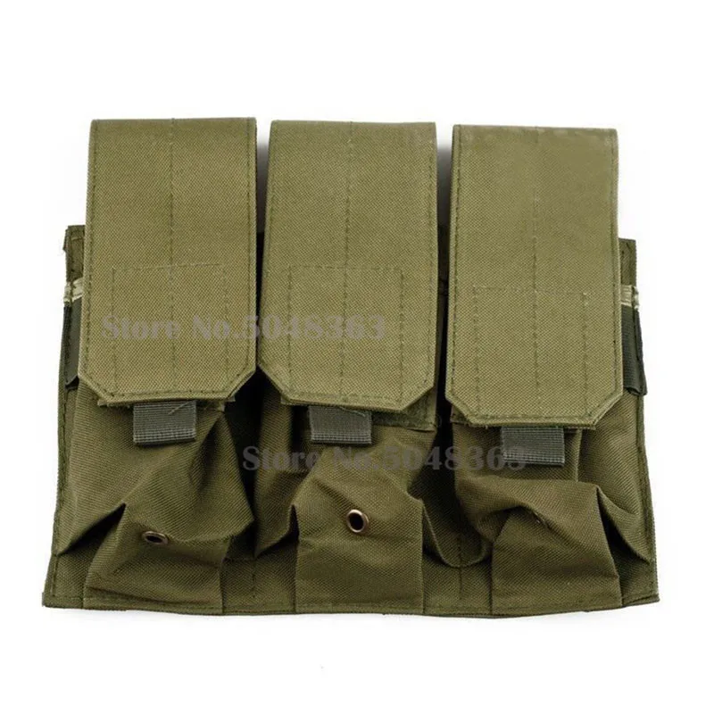 Охотничий страйкбол Molle тактический тройной AR15 M4 5 56 мм подсумок для магазинов