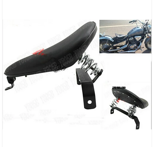 Мотоциклетное сиденье Solo Spring + Монтажный кронштейн для Honda Shadow Spirit Saber Aero ACE Steed 400 600