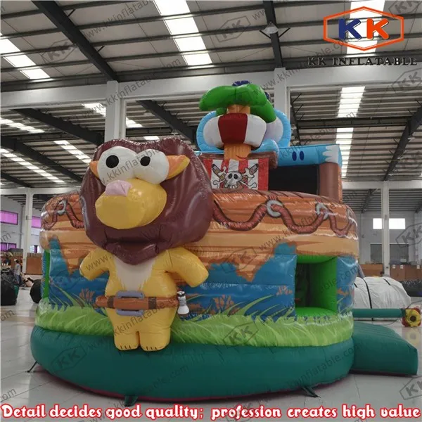 Новый поворот надувные водная горка с бассейном детский праздничный костюм бассейн слайд игры