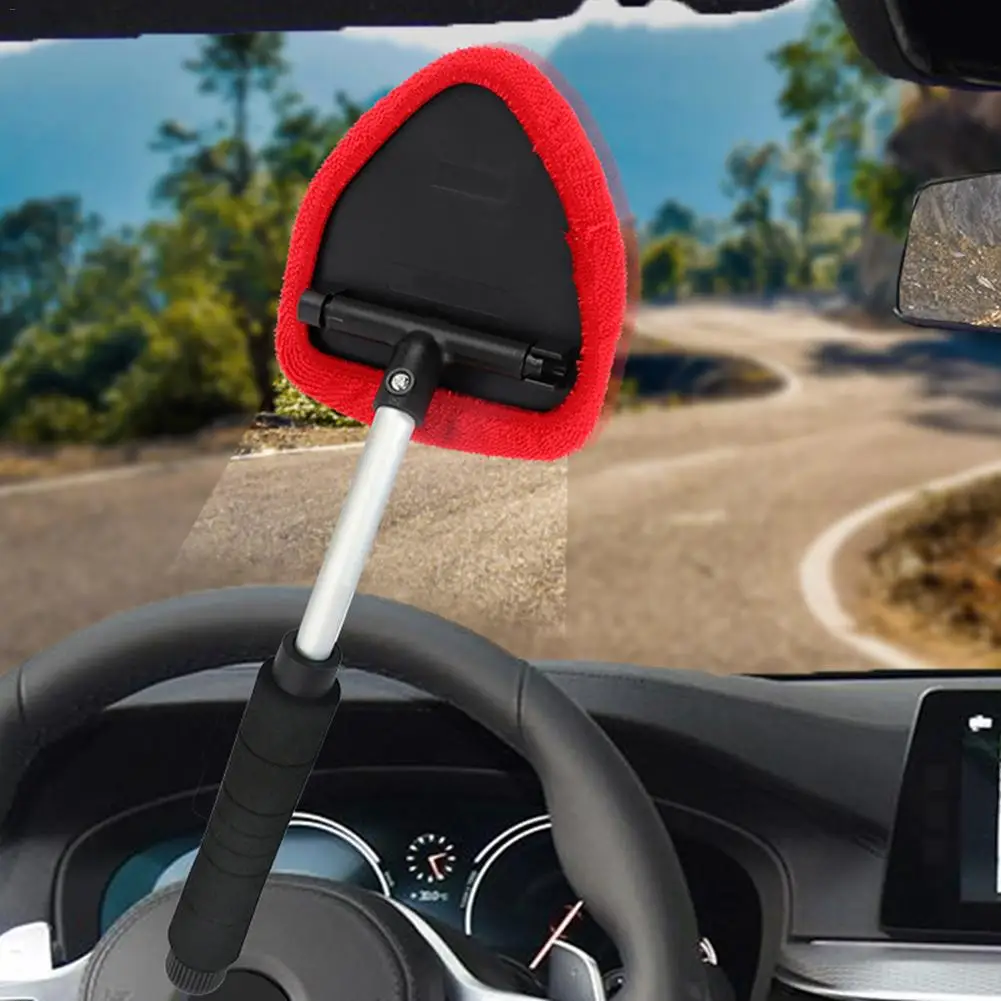 Extendable Cleaning Brush Car Windshield Cleaning Brush Microfiber