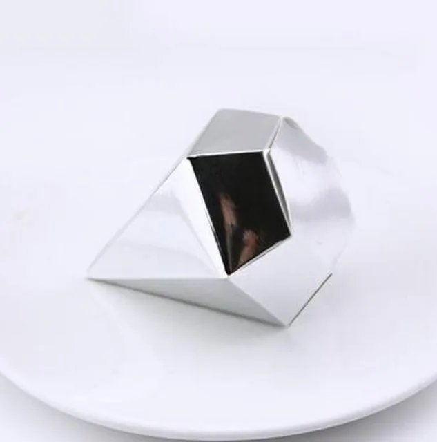 Zeafree 12PZ Trasparente Diamante Candy Box per Nozze Scatola Regalo del Partito Scatola Trasparente Contenitore di Plastica Casa del Regalo della Decorazione