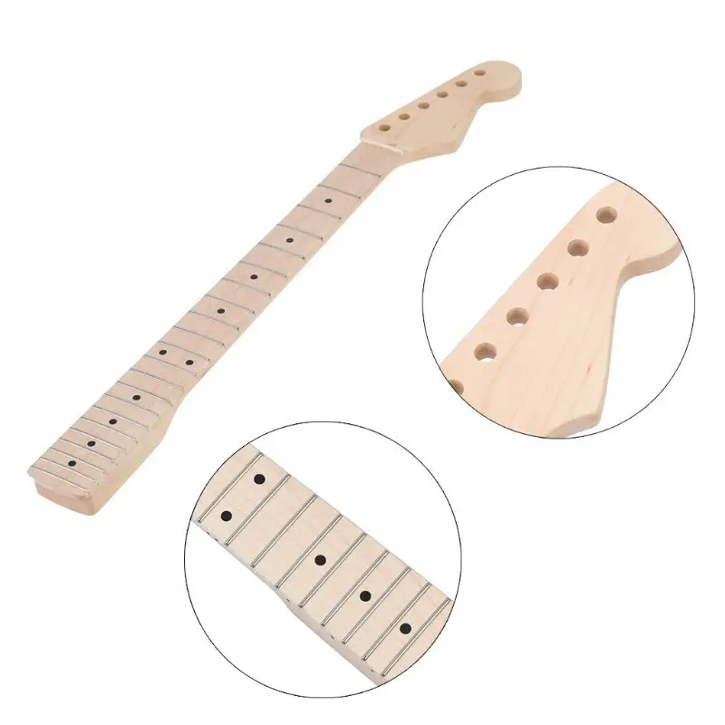 

1Pc Full Maple Wood Electric Guitar Neck ST model neck Guitar Musical Instrument Parts And Accessories