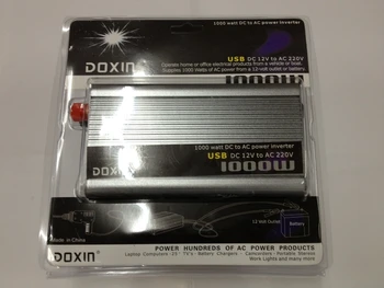 

USB Car Power Inverter 1000W DC 12V TO AC 220V Power Converters Modified Sine Wave With 3 Led Light