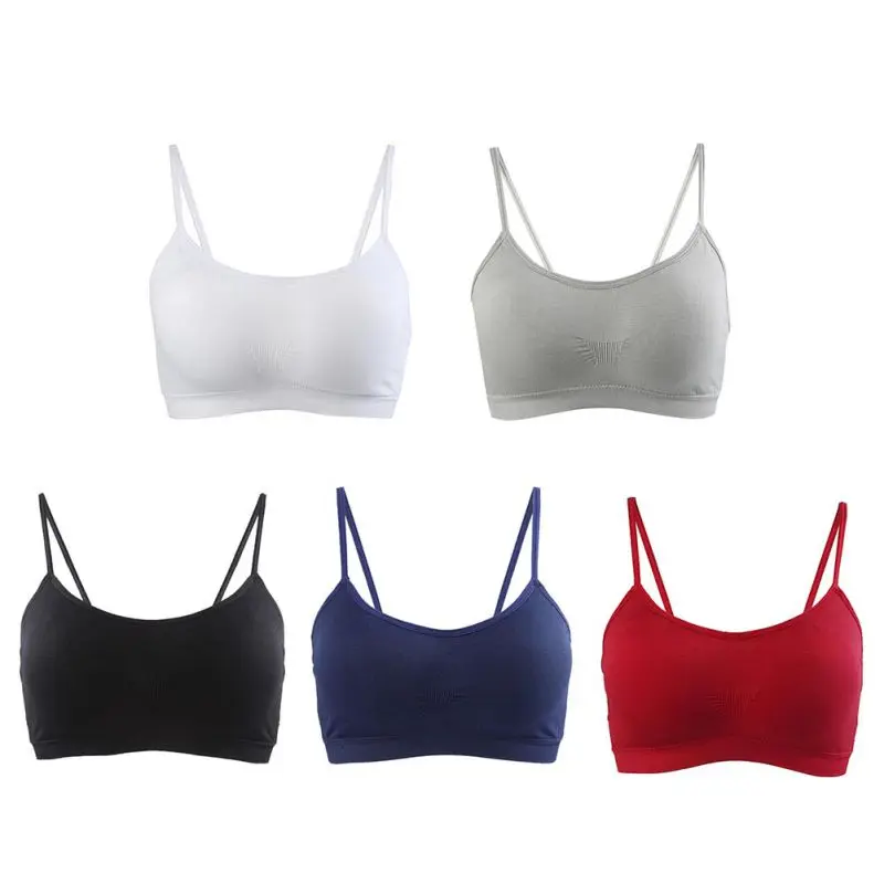 

Gym Yoga Runing Fitness Sports Breathable Removable Pads Comfort Underwear Sports Bra