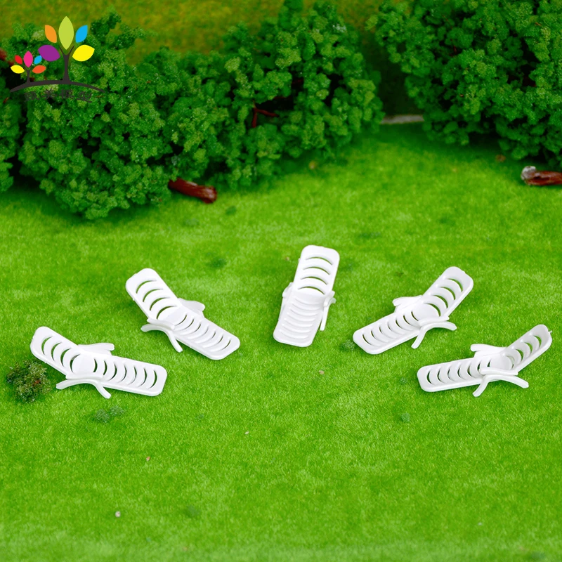 10 штук модель стула масштаб DIY пейзаж креативный миниатюрный декор сада мини