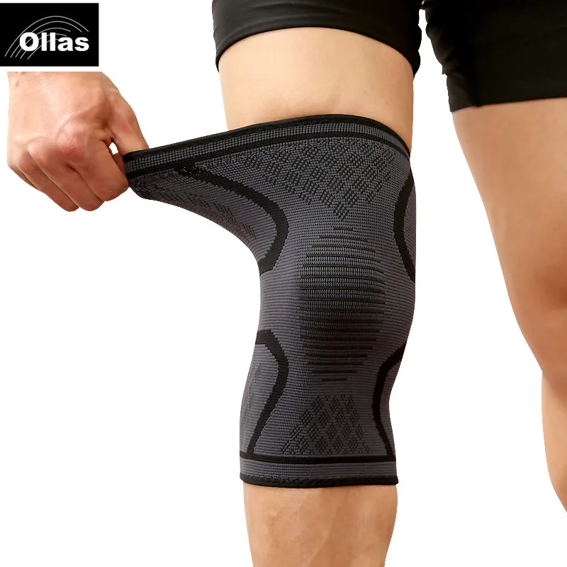 1 шт. эластичный нейлоновый наколенник для фитнеса бега велоспорта|compression knee