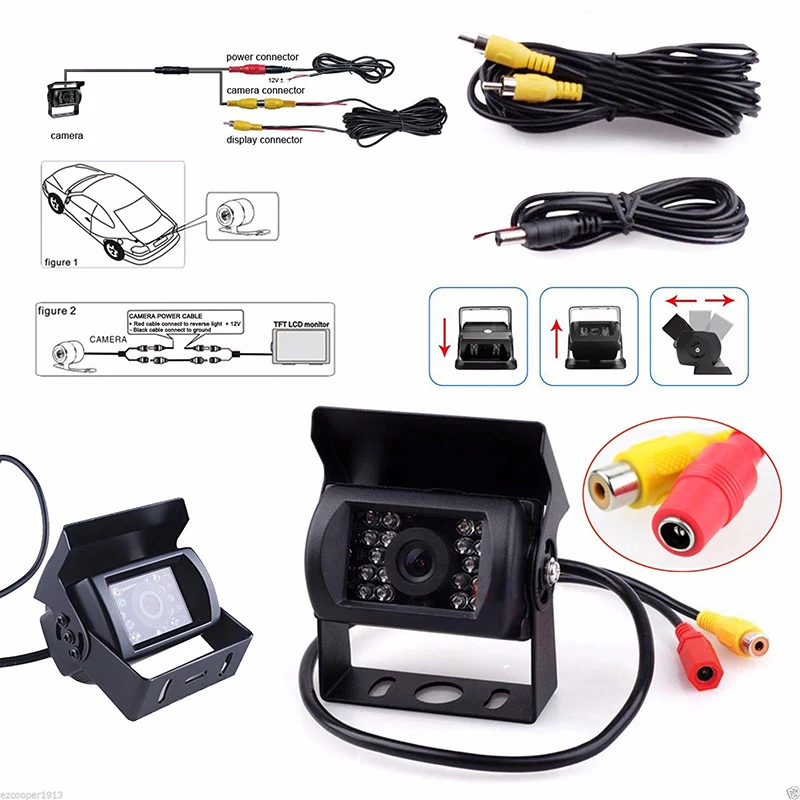 12V - 24V Auto Reverse Rear View Camera for Trucks (1)