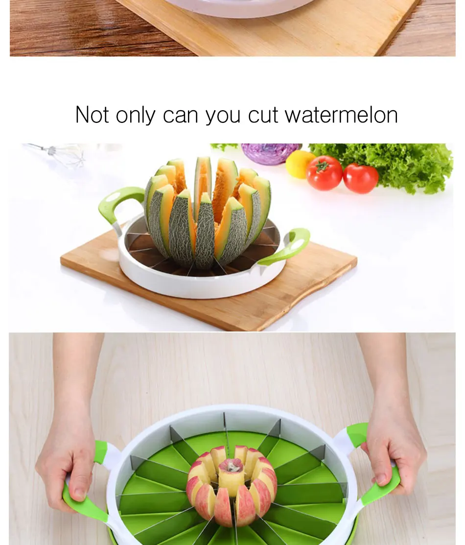 Watermelon Artifact Cut Fruit Split Function Cut Watermelon Melon Slice Cutter Convenient Kitchen Cooking Cutting Tools Cutter (6)