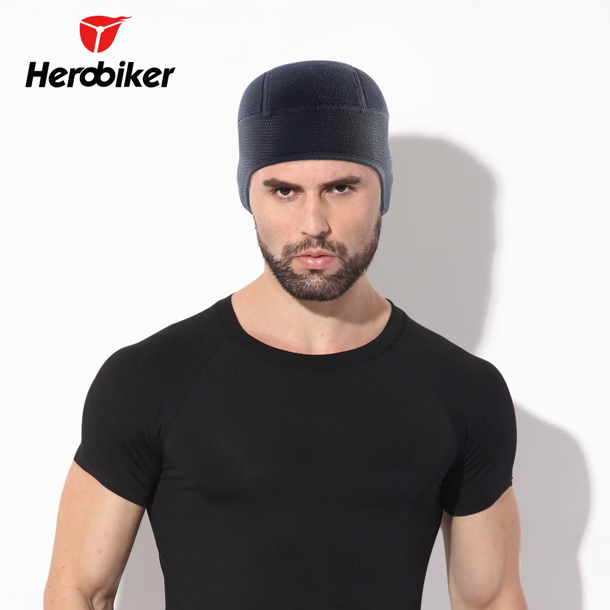 HEROBIKER черная мотоциклетная маска для лица теплые флисовые шапки Холодостойкие