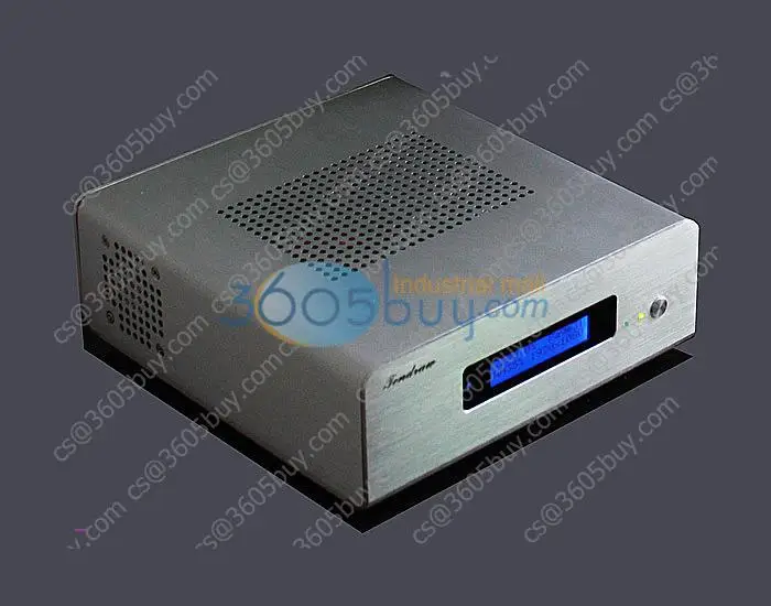 

Mini itx aluminum computer case htpc aluminum computer case h112 silver&black