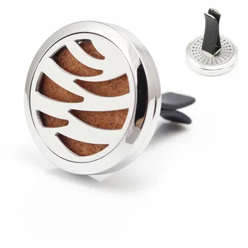 

Diffuser 30mm Stainless Steel Magnet Diffuser Car Aroma Locket With Pad Essential Oil Car Diffuser Diffuser
