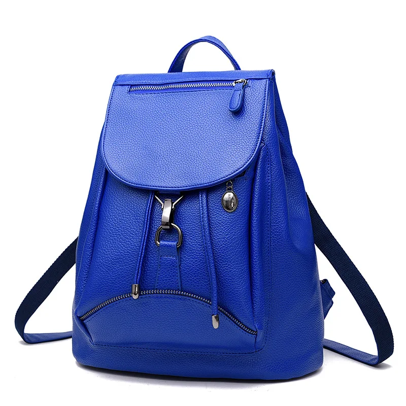 New Spring and Summer 2017 Backpack Bags of PU Leather Fashion Institute Wind Leisure Backpack Backpack