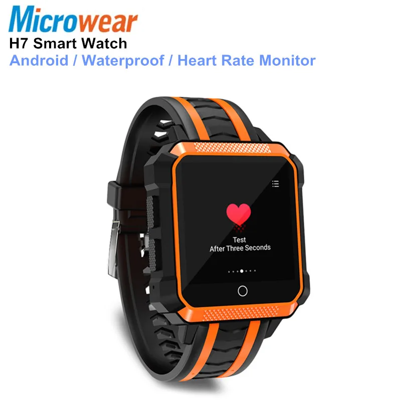 

Clearance! Microwear H7 Smart Watch Waterproof Android 4G Bluetooth Sport Smartwatch Mtk6737 Camera Outdoor Watch